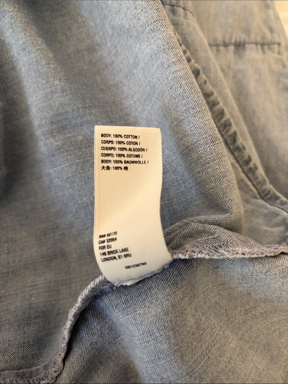 Free People Sz Medium denim dress NWOT SOLD OUT - Picture 16 of 16